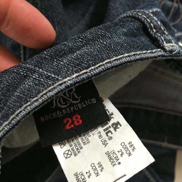 Rock & Republic blue jeans - Picture 9 of 12